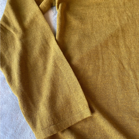J. Jill Mustard Open Front Cardigan - Picture 7 of 14